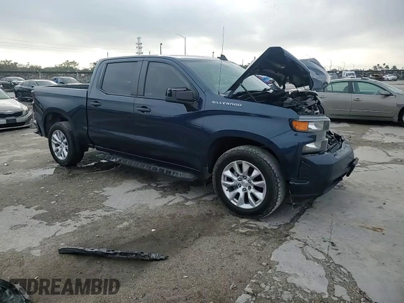 2020 Chevrolet Silverado 1500 Custom with VIN 3GCPWBEFXLG409841, listed as a Copart auction lot 88945145 with 99,475 mi miles and Non Repairable. Bid and sale history available at carsss.com. Image 11.