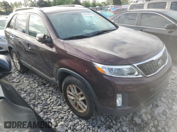 2015 Kia Sorento LX with VIN 5XYKTDA70FG653790, listed as a Copart auction lot 51019724 with 140,002 mi miles and Clean Title. Bid and sale history available at carsss.com. Image 4.