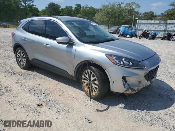 2021 Ford Escape Titanium Hybrid with VIN 1FMCU0DZXMUA78550, listed as a Copart auction lot 53389595 with 104,371 mi miles and Salvage title. Bid and sale history available at DreamBid. Image 4.