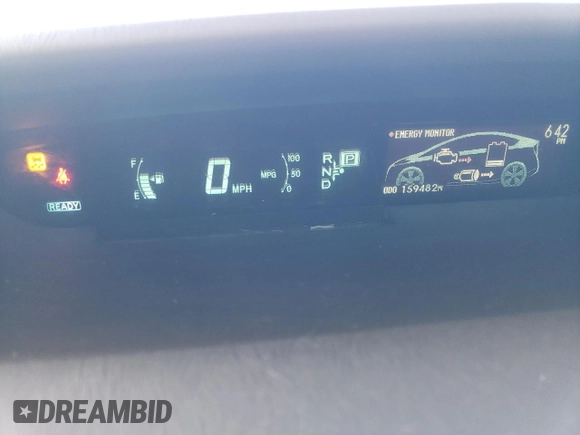 2011 Toyota Prius I with VIN JTDKN3DU3B0323289, listed as a Copart auction lot 51705975 with 159,482 mi miles and Salvage Title. Bid and sale history available at carsss.com. Image 9.