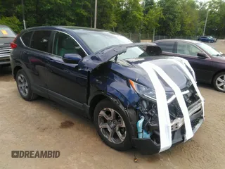 2019 Honda CR-V EX z VIN 7FARW1H51KE022321, wystawiony jako IAAI lot #42311602 z przebiegiem 58 776 mil mil oraz . Historia ofert i sprzedaży dostępna na DreamBid. Obrazek 1.