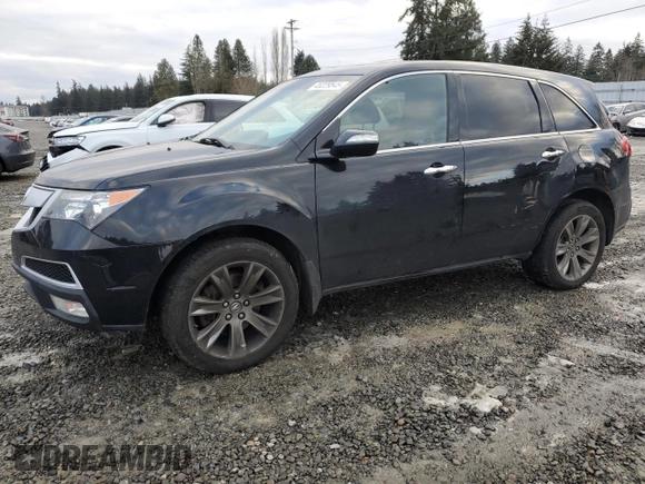 2013 Acura MDX Advance with VIN 2HNYD2H89DH503101, listed as a Copart auction lot 45229545 with 132,084 mi miles and Salvage Title. Bid and sale history available at DreamBid. Image 1.