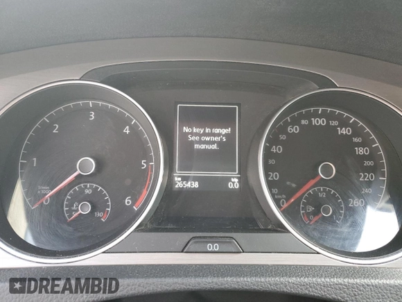 2015 Volkswagen Golf SportWagen TDI SE with VIN 3VWCA7AU6FM508920, listed as a Copart auction lot 43013504 with 265,438 mi miles. Bid and sale history available at carsss.com. Image 9.