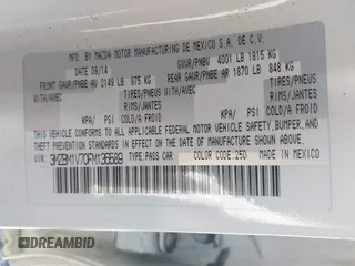 2015 Mazda Mazda3 i Touring with VIN 3MZBM1V70FM136589, listed as a IAAI auction lot 41875548 with 95,354 mi miles. Bid and sale history available at carsss.com. Image 9.