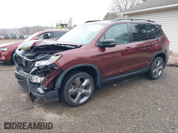 2019 Honda Passport Touring z VIN 5FNYF8H99KB005625, wystawiony jako IAAI lot #41905030 z przebiegiem 64 998 mil mil oraz . Historia ofert i sprzedaży dostępna na DreamBid. Obrazek 2.