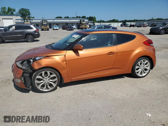 2012 Hyundai Veloster w/Black Int with VIN KMHTC6AD3CU053227, listed as a Copart auction lot 56276315 with 142,081 mi miles and Clean title. Bid and sale history available at DreamBid. Image 1.