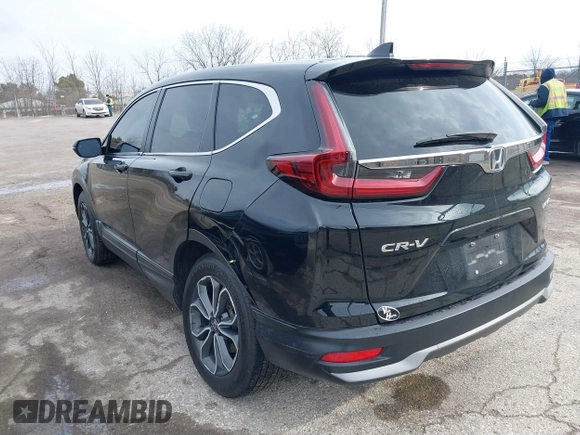 2021 Honda CR-V EX-L with VIN 5J6RW2H84ML019077, listed as a IAAI auction lot 41686142 with 61,276 mi miles. Bid and sale history available at carsss.com. Image 3.