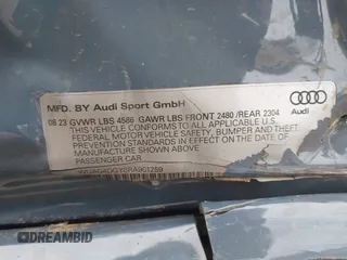 2024 Audi RS 3 z VIN WUAG4DGY8RA901259, wystawiony jako IAAI lot #41959150 z przebiegiem 13 414 mil mil oraz . Historia ofert i sprzedaży dostępna na DreamBid. Obrazek 9.