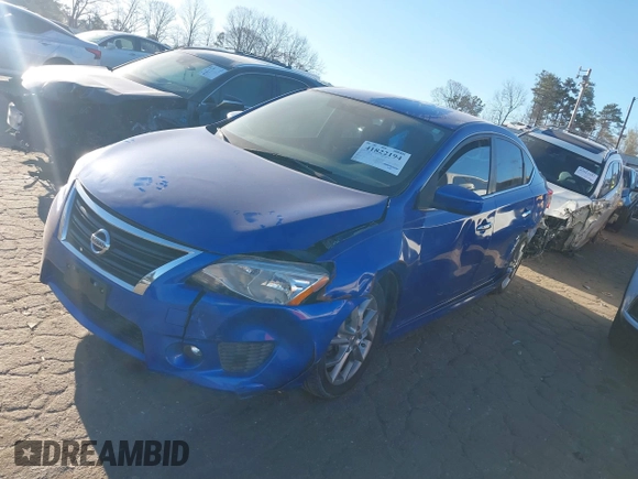 2013 Nissan Sentra SR with VIN 3N1AB7AP9DL795693, listed as a IAAI auction lot 41822194 with 166,572 mi miles and . Bid and sale history available at DreamBid. Image 17.