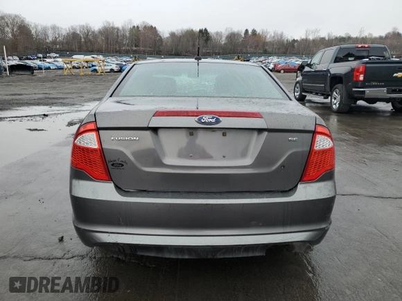 2012 Ford Fusion SE with VIN 3FAHP0HA9CR333335, listed as a Copart auction lot 52548315 with 0 mi miles and Salvage Title. Bid and sale history available at carsss.com. Image 6.
