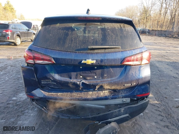 2022 Chevrolet Equinox LT with VIN 3GNAXUEV1NL299771, listed as a IAAI auction lot 41208871 with 28,728 mi miles. Bid and sale history available at carsss.com. Image 16.