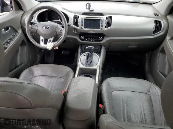 2013 Kia Sportage EX with VIN KNDPCCA20D7367081, listed as a Copart auction lot 57668845 with 116,137 mi miles and Salvage title. Bid and sale history available at DreamBid. Image 8.