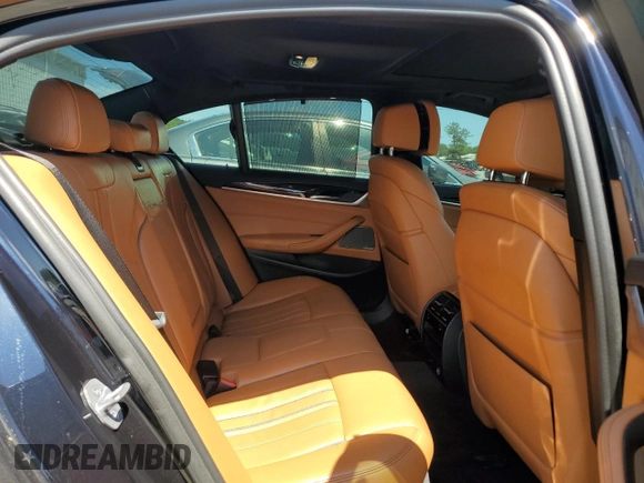 2018 BMW 5 Series M550i xDrive with VIN WBAJB9C56JB286479, listed as a Copart auction lot 57108645 with 71,782 mi miles and Salvage title. Bid and sale history available at DreamBid. Image 10.