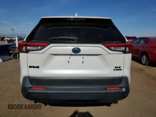 2022 Toyota RAV4 Hybrid XLE Premium with VIN JTMB6RFV1ND521761, listed as a Copart auction lot 54263055 with 46,391 mi miles and Salvage title. Bid and sale history available at DreamBid. Image 6.