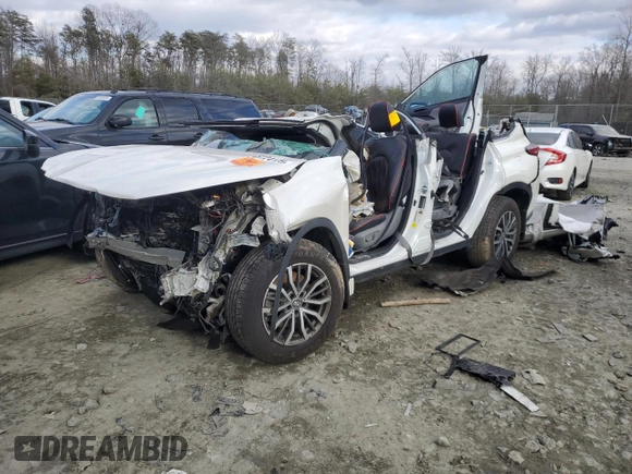 2020 Toyota Highlander LE with VIN 5TDBZRBH0LS507455, listed as a Copart auction lot 48161015 with Not provided miles and Non repairable. Bid and sale history available at DreamBid. Image 1.
