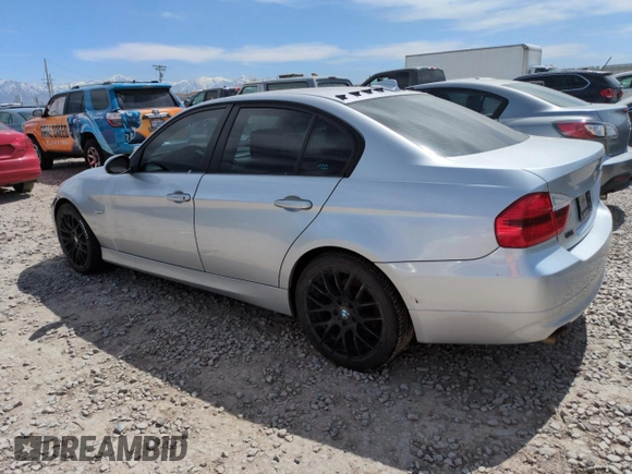 2007 BMW 3 Series 328xi with VIN WBAVC73507KP34341, listed as a Copart auction lot 52455725 with Not provided miles and Salvage title. Bid and sale history available at DreamBid. Image 2.