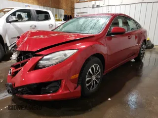 2011 Mazda 6 i Sport with VIN 1YVHZ8BH2B5M27349, listed as a Copart auction lot 56975765 with 73,890 mi miles and Salvage title. Bid and sale history available at DreamBid. Image 1.