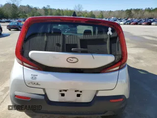 2020 Kia Soul LX with VIN KNDJ23AU2L7102414, listed as a Copart auction lot 48180095 with 98,371 mi miles and Salvage Title. Bid and sale history available at carsss.com. Image 6.