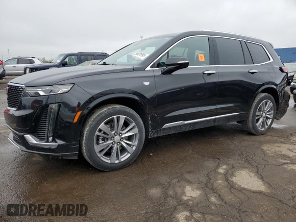 2022 Cadillac XT6 Premium Luxury z VIN 1GYKPDRSXNZ161744, wystawiony jako Copart lot #54901995 z przebiegiem 24 994 mil mil oraz Szkoda całkowita • Salvage title. Historia ofert i sprzedaży dostępna na DreamBid. Obrazek 1.