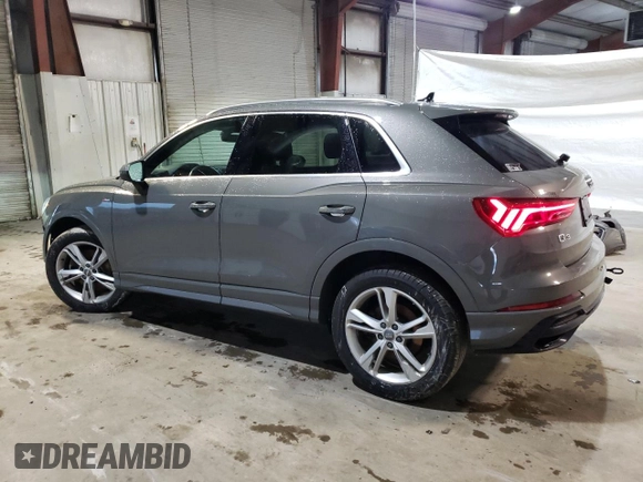 2020 Audi Q3 S line Premium Plus with VIN WA1EECF3XL1114302, listed as a Copart auction lot 52161355 with 39,536 mi miles and Salvage Title. Bid and sale history available at carsss.com. Image 2.