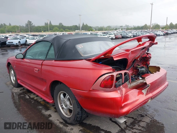 1998 Ford Mustang with VIN 1FAFP4448WF232559, listed as a IAAI auction lot 41625745 with 115,822 mi miles and . Bid and sale history available at DreamBid. Image 3.