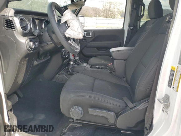 2023 Jeep Gladiator Overland z VIN 1C6HJTFG0PL514615, wystawiony jako Copart lot #48466965 z przebiegiem 32 427 mil mil oraz Czysty tytuł • Clean title. Historia ofert i sprzedaży dostępna na DreamBid. Obrazek 7.