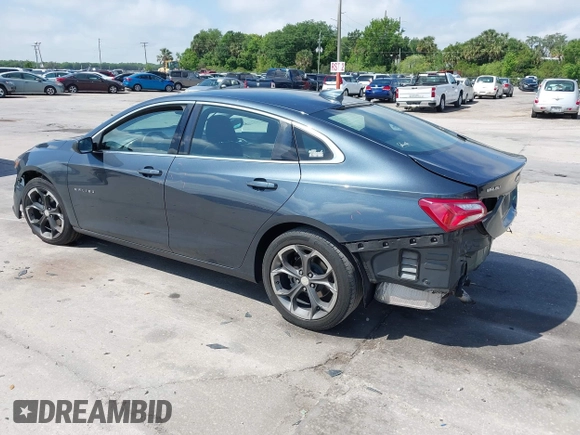 2020 Chevrolet Malibu LT with VIN 1G1ZD5ST4LF106218, listed as a IAAI auction lot 41917505 with 75,598 mi miles and . Bid and sale history available at DreamBid. Image 3.