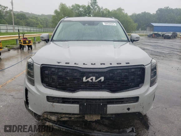 2022 Kia Telluride SX z VIN 5XYP5DHC7NG267823, wystawiony jako Copart lot #58433625 z przebiegiem 104 093 mil mil oraz Szkoda całkowita • Salvage title. Historia ofert i sprzedaży dostępna na DreamBid. Obrazek 5.