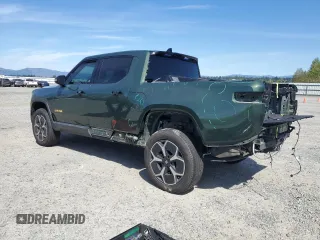 2023 Rivian R1T Adventure with VIN 7FCTGAAA1PN020979, listed as a Copart auction lot 52574025 with 0 mi miles and Salvage Title. Bid and sale history available at carsss.com. Image 2.