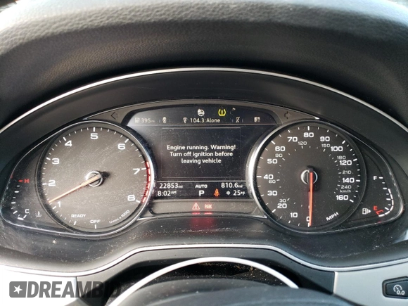 2019 Audi Q7 Premium z VIN WA1AHAF71KD031268, wystawiony jako Copart lot #87387164 z przebiegiem 22 853 mil mil oraz Szkoda całkowita • Salvage title. Historia ofert i sprzedaży dostępna na DreamBid. Obrazek 9.