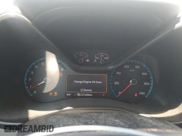 2020 Chevrolet Colorado 4WD LT with VIN 1GCGTCEN6L1220723, listed as a Copart auction lot 63471385 with 121,634 mi miles and Clean title. Bid and sale history available at DreamBid. Image 9.