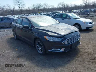 2017 Ford Fusion S with VIN 3FA6P0G71HR347881, listed as a IAAI auction lot 41911834 with 173,508 mi miles. Bid and sale history available at carsss.com. Image 1.