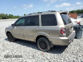 2006 Honda Pilot EX-L with VIN 5FNYF28596B032369, listed as a Copart auction lot 54596465 with 201,181 mi miles and Salvage Title. Bid and sale history available at DreamBid. Image 2.