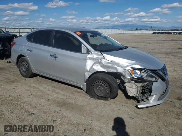 2016 Nissan Sentra SV with VIN 3N1AB7AP8GL653520, listed as a Copart auction lot 50276965 with 117,899 mi miles and Salvage Title. Bid and sale history available at DreamBid. Image 4.