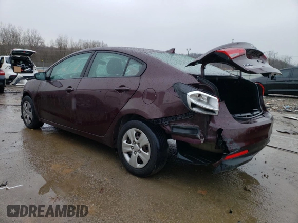 2017 Kia Forte LX with VIN 3KPFK4A75HE040455, listed as a Copart auction lot 85940524 with 158,902 mi miles and Non Repairable. Bid and sale history available at carsss.com. Image 2.