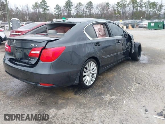 2015 Acura RLX Technology with VIN JH4KC1F58FC000679, listed as a IAAI auction lot 41790509 with 132,569 mi miles and . Bid and sale history available at DreamBid. Image 4.