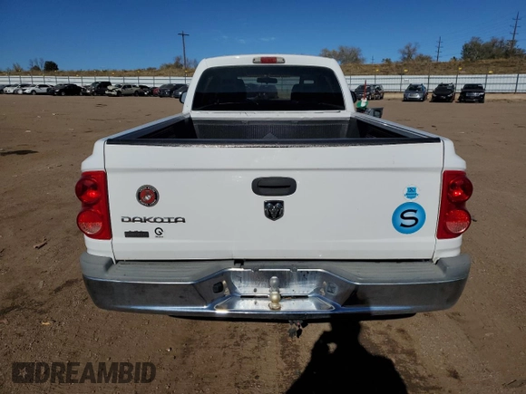 2006 Dodge Dakota SLT with VIN 1D7HW42K86S609668, listed as a Copart auction lot 80587354 with 238,688 mi miles and Salvage Title. Bid and sale history available at carsss.com. Image 6.