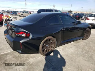 2024 BMW M2 with VIN 3MF13DM07R8E22344, listed as a Copart auction lot 51375944 with 0 mi miles and Salvage Title. Bid and sale history available at carsss.com. Image 3.