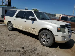 2008 Ford Expedition EL Limited with VIN 1FMFK19598LA22075, listed as a Copart auction lot 72592604 with 291,889 mi miles and Salvage Title. Bid and sale history available at carsss.com. Image 4.