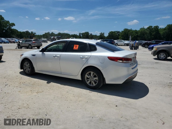 2016 Kia Optima LX with VIN KNAGT4L34G5086877, listed as a Copart auction lot 52037585 with 147,478 mi miles and Salvage Title. Bid and sale history available at carsss.com. Image 2.