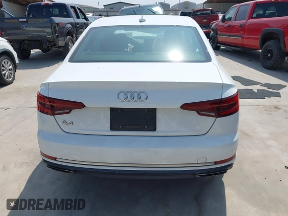 2019 Audi A4 Premium z VIN WAUGMAF48KN007428, wystawiony jako IAAI lot #42311766 z przebiegiem 65 249 mil mil oraz . Historia ofert i sprzedaży dostępna na DreamBid. Obrazek 16.