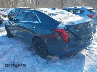 2022 Cadillac CT4 Premium Luxury z VIN 1G6DF5RK9N0118849, wystawiony jako IAAI lot #41587644 z przebiegiem 84 367 mil mil oraz . Historia ofert i sprzedaży dostępna na DreamBid. Obrazek 3.