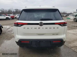 2024 Nissan Pathfinder SV with VIN 5N1DR3BC1RC285962, listed as a Copart auction lot 85106544 with 15,095 mi miles and Salvage Title. Bid and sale history available at carsss.com. Image 6.
