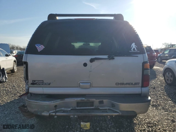 2005 Chevrolet Tahoe Z71 with VIN 1GNEK13T55R102982, listed as a Copart auction lot 46470435 with 216,197 mi miles and Salvage Title. Bid and sale history available at carsss.com. Image 6.