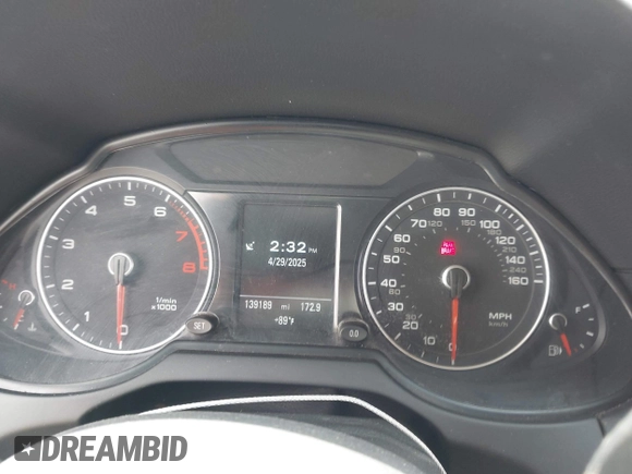 2016 Audi Q5 Premium Plus with VIN WA1L2AFP8GA008797, listed as a IAAI auction lot 41966359 with 139,189 mi miles. Bid and sale history available at carsss.com. Image 7.