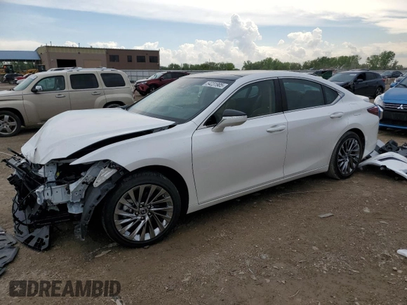 2024 Lexus ES 350 Ultra Luxury with VIN 58AFZ1B17RU179112, listed as a Copart auction lot 54231905 with 2,879 mi miles and Salvage title. Bid and sale history available at DreamBid. Image 1.
