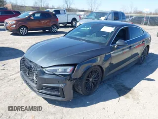 2018 Audi A5 Sportback Premium Plus with VIN WAUENCF53JA132769, listed as a IAAI auction lot 42037673 with 128,040 mi miles. Bid and sale history available at carsss.com. Image 6.