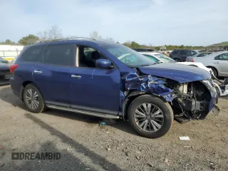 2017 Nissan Pathfinder SL with VIN 5N1DR2MM0HC618585, listed as a Copart auction lot 54053335 with 110,303 mi miles and Salvage Title. Bid and sale history available at DreamBid. Image 4.