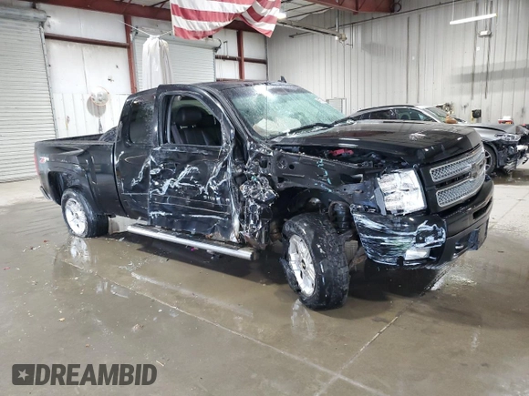 2013 Chevrolet Silverado 1500 LTZ with VIN 1GCRKTE70DZ180395, listed as a Copart auction lot 41778675 with Not Provided miles and Non Repairable. Bid and sale history available at DreamBid. Image 4.