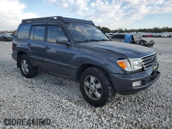 2003 Toyota Land Cruiser with VIN JTEHT05J932044630, listed as a Copart auction lot 76836364 with 215,802 mi miles and Salvage Title. Bid and sale history available at carsss.com. Image 4.